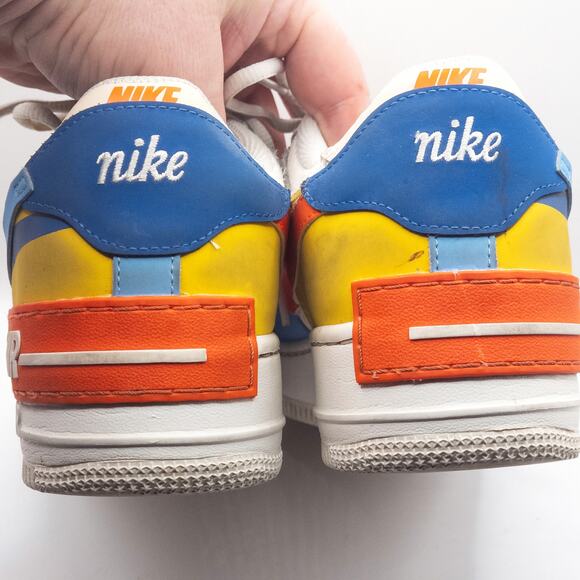 Nike Women’s Sneakers Y2K Street Remix AF1 Shadow Multi Swoosh Color Block 11 - Picture 7 of 8